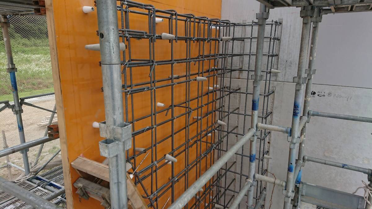 富山市にて道路改良工事の鉄筋工事 - 千代鉄筋|富山の鉄筋工事はお任せください