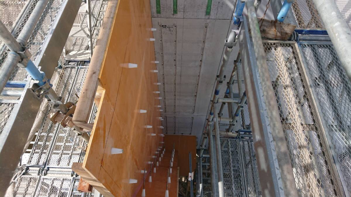 富山市にて道路改良工事の鉄筋工事 - 千代鉄筋|富山の鉄筋工事はお任せください