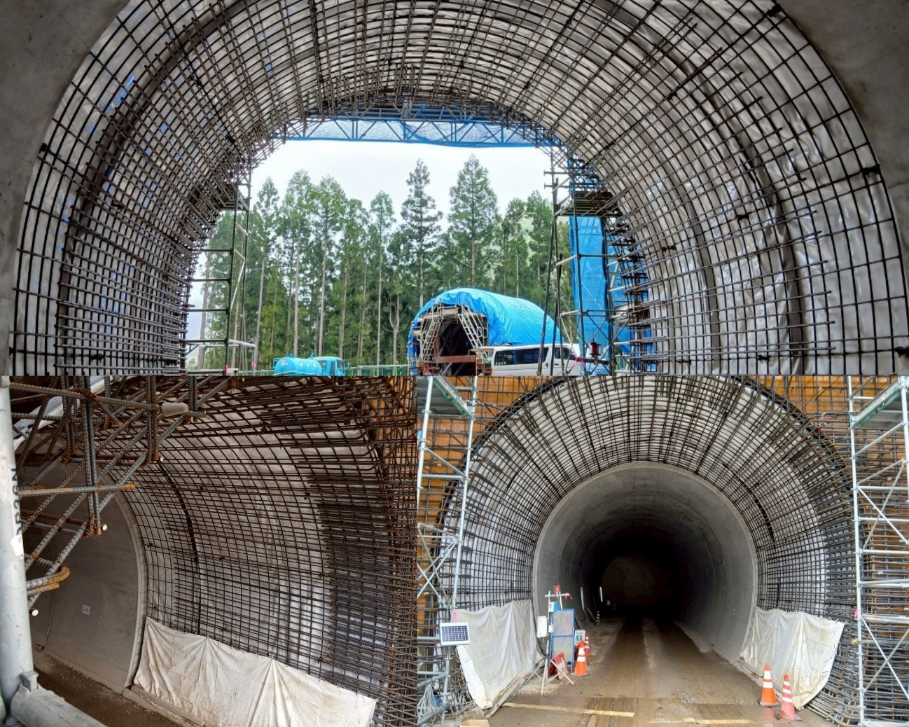 発電所大規模修繕工事トンネル工鉄筋工事